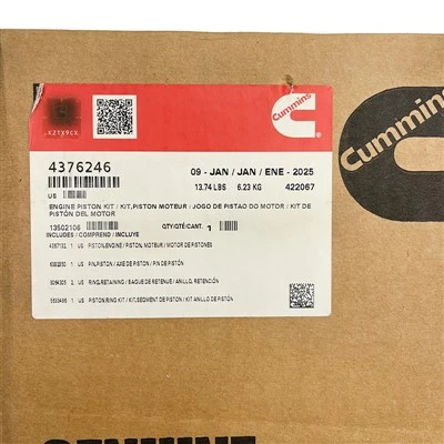 Cummins Pistons 4376246 Savietojams ar 24 vārstu 5,9 l un 6,7 l dzinējiem